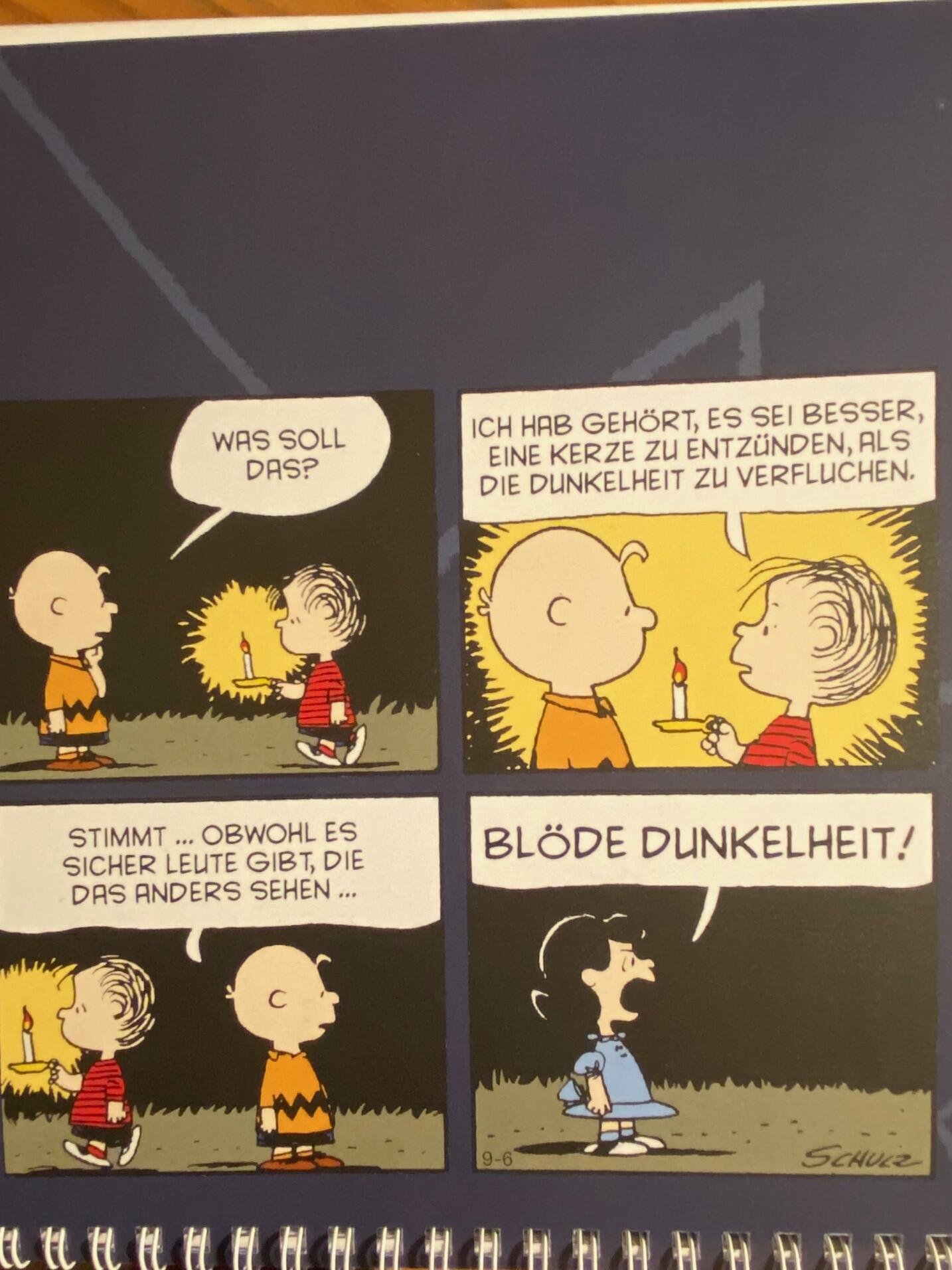 Blöde Dunkelheit